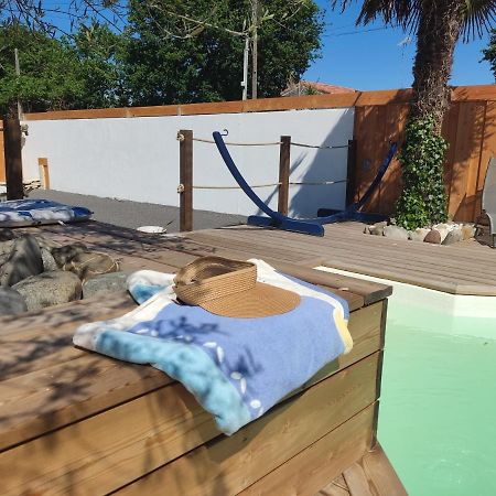 Cottage La Dune Avec Piscine Les Cigales Du Bassin A Gujan-Mestras Exteriér fotografie